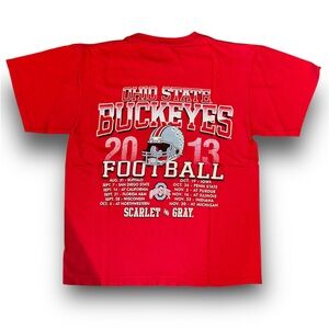 Ohio State Buckeyes 2013 Football Red T-Shirt